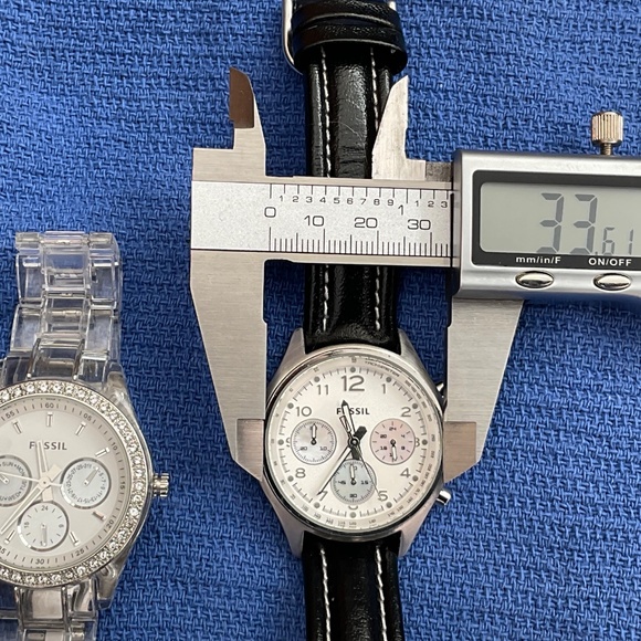 Two Fossil Chronograph Watch Lot - Picture 14 of 14